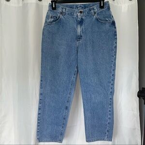 Lee Jeans Straight Leg Regular Fit Mom Jeans High Waisted Vintage Denim Pants